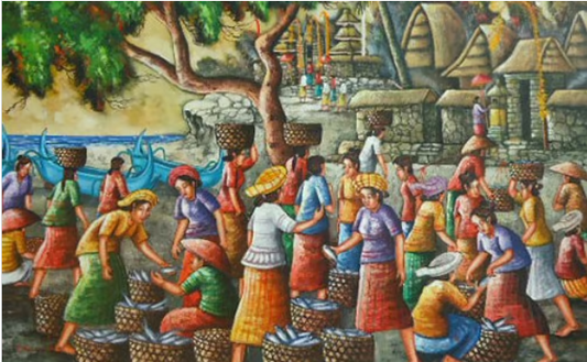 PAINTING FISH MARKET